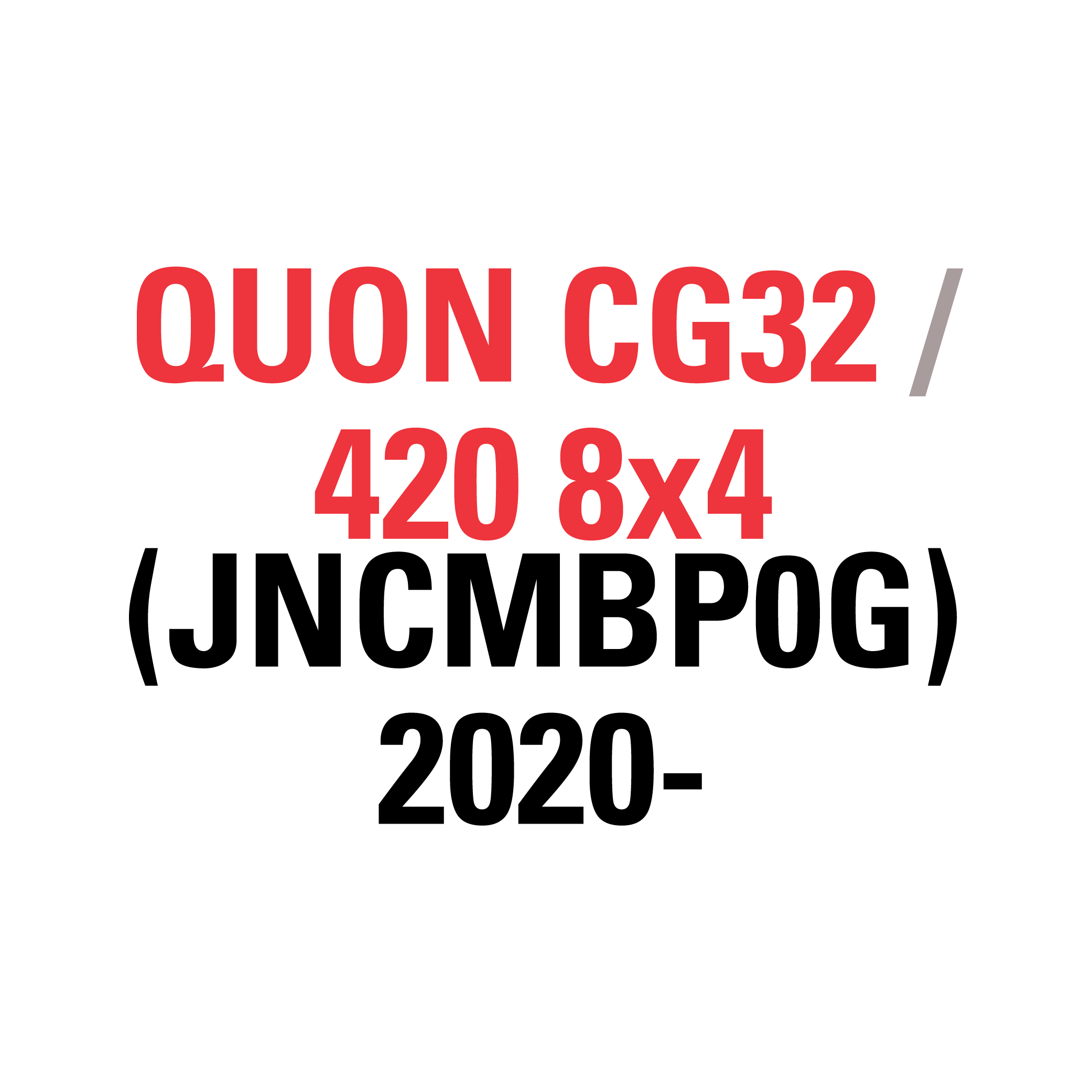 QUON CG32 420 8x4 (JNCMBP0G) 2020-